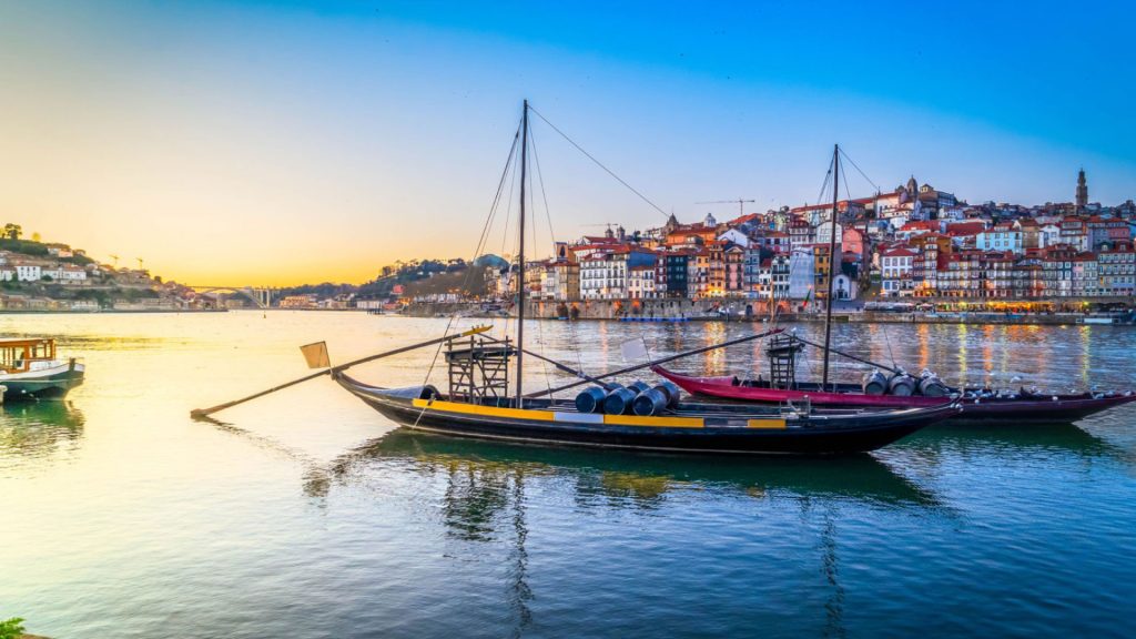 Port-at-sunset---Portugal